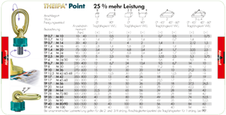 Вертлюжные петли THEIPA Point TP - описание